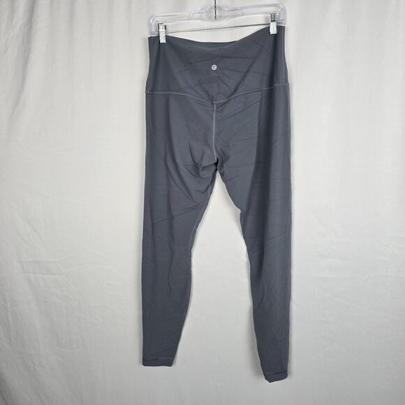 Lululemon Athletica Jogging Pants Women's 14 Slate Blue Stretch High Rise - Picture 8 of 16